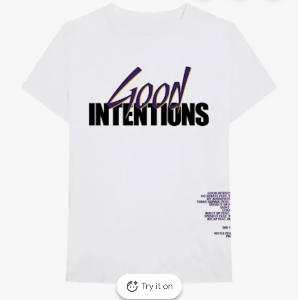 MensWhite Graphic T-Shirt